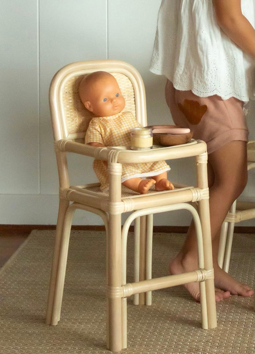 Rattan Doll Highchair SUNROSE