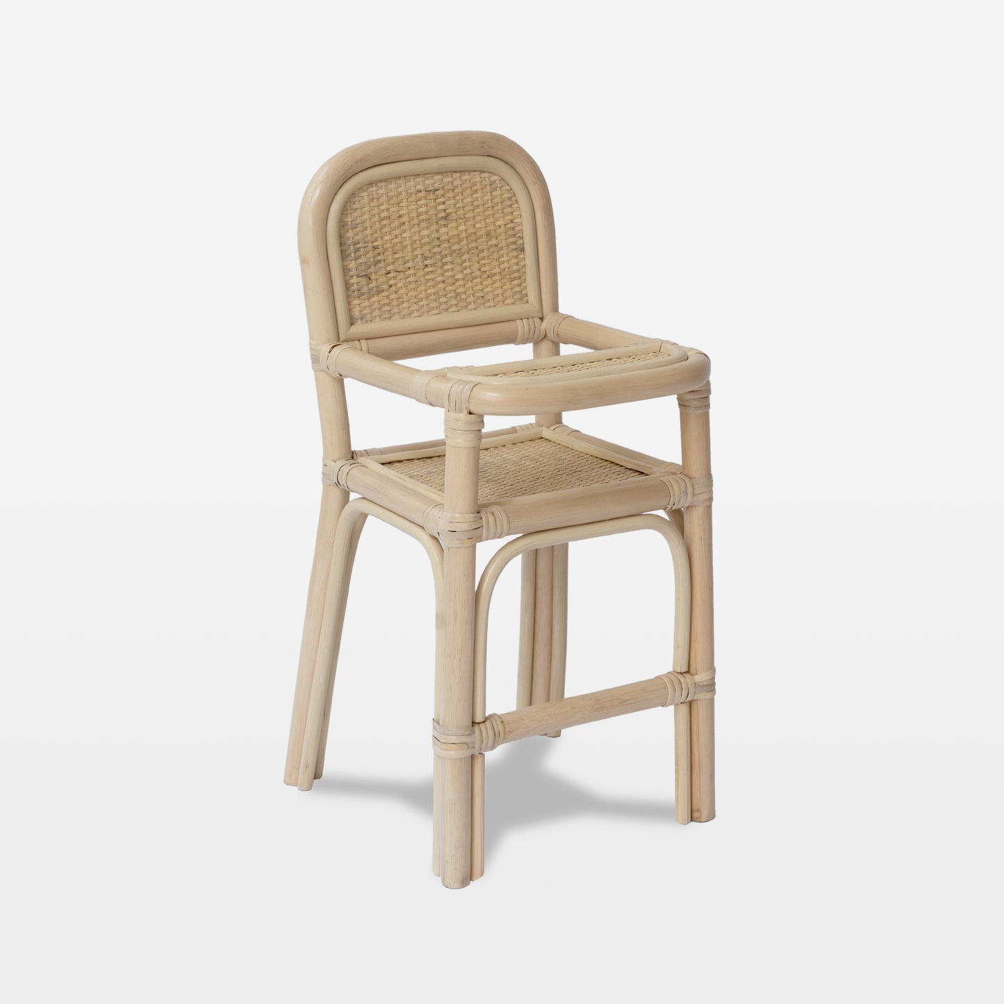 Rattan Doll Highchair