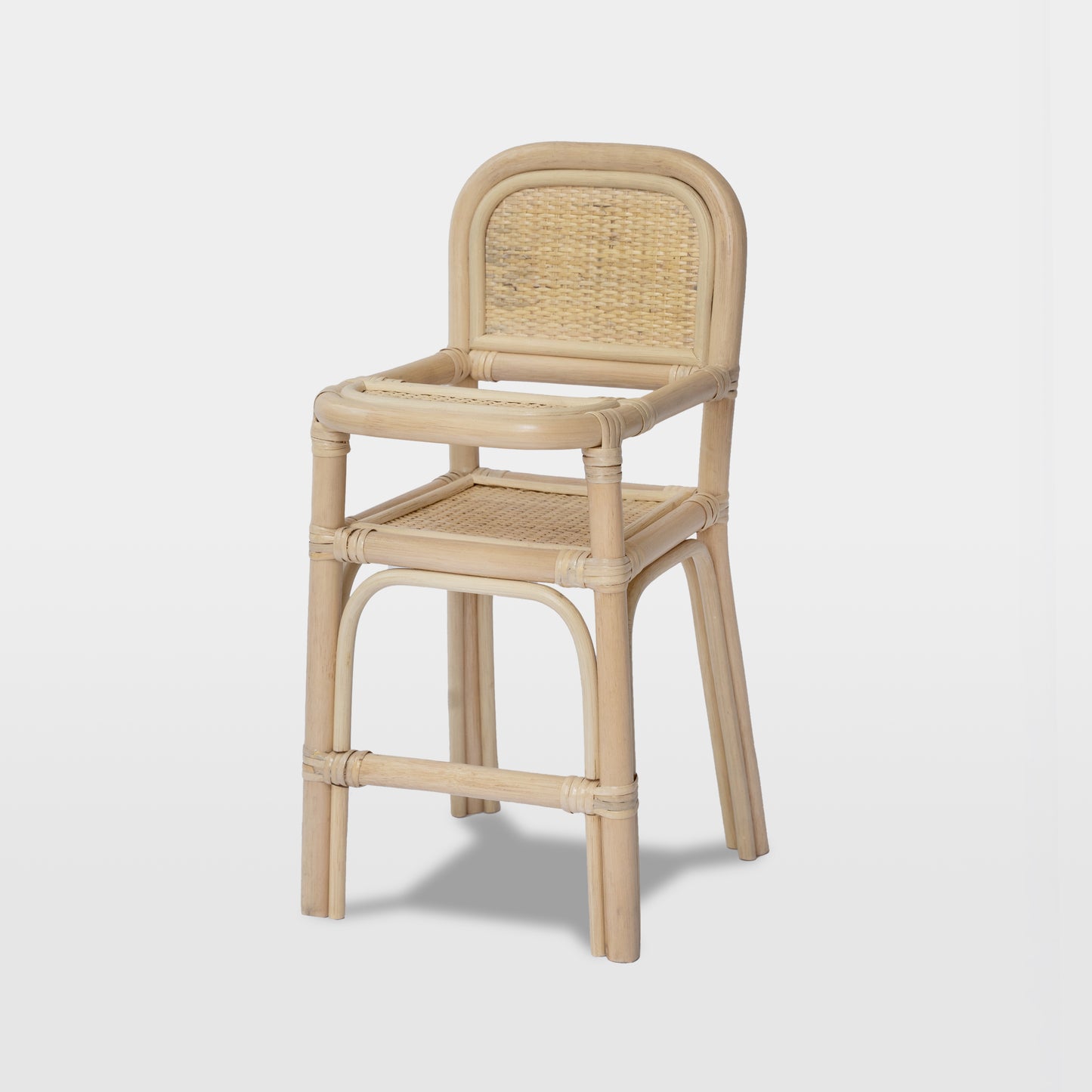 Rattan Doll Highchair