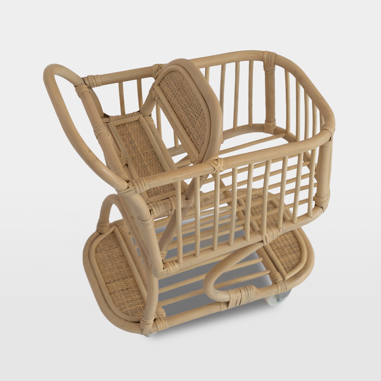 Rattan Shop Cart