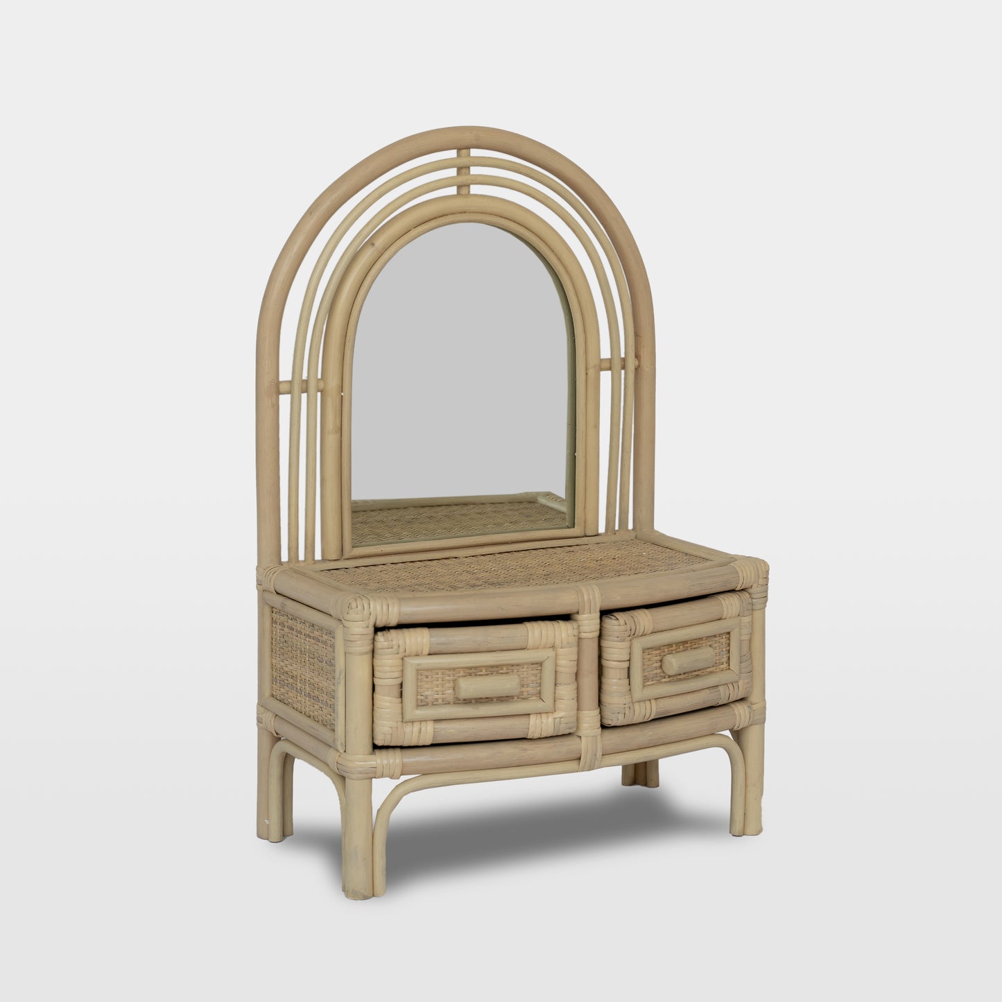 Rattan Floor Vanity