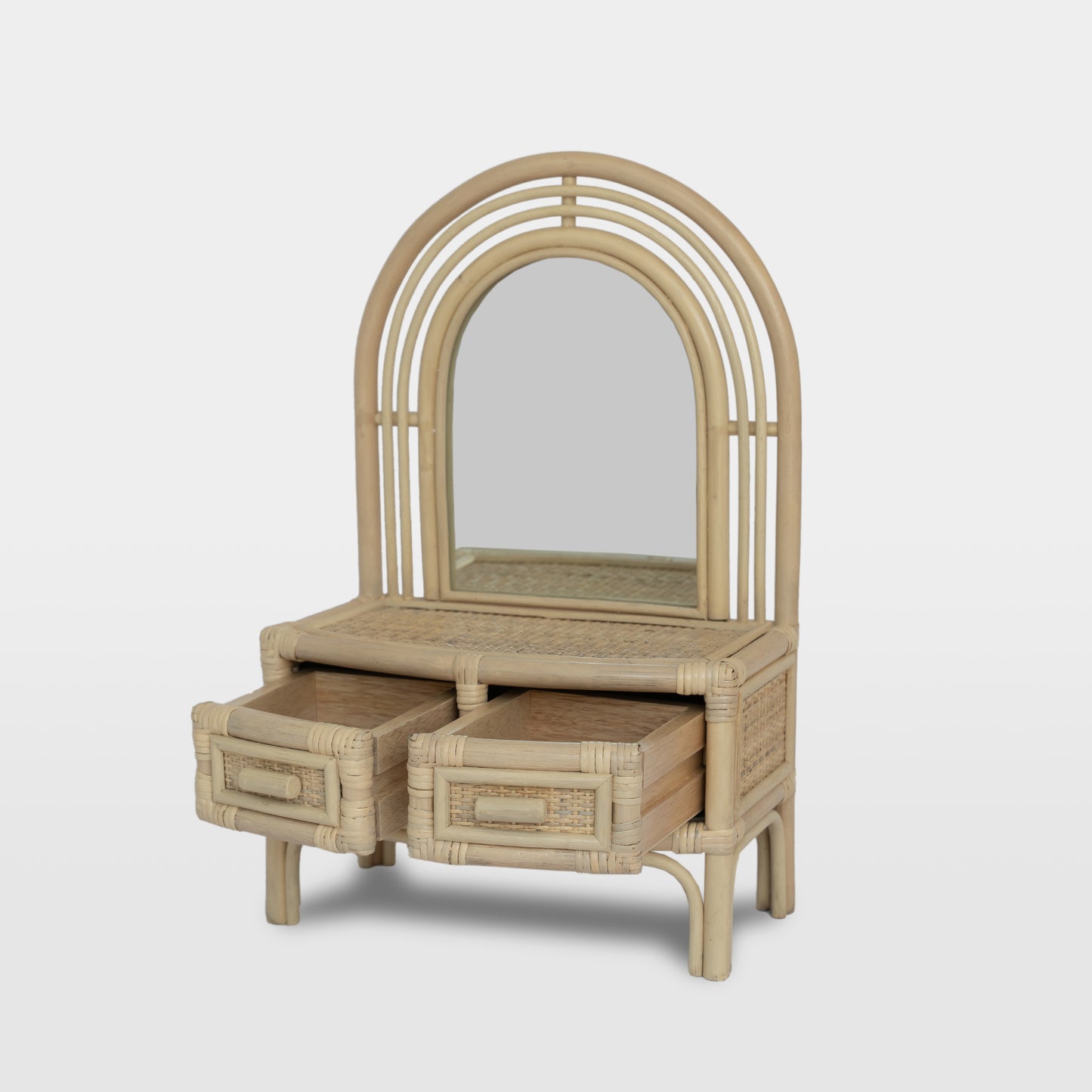 Rattan Floor Vanity