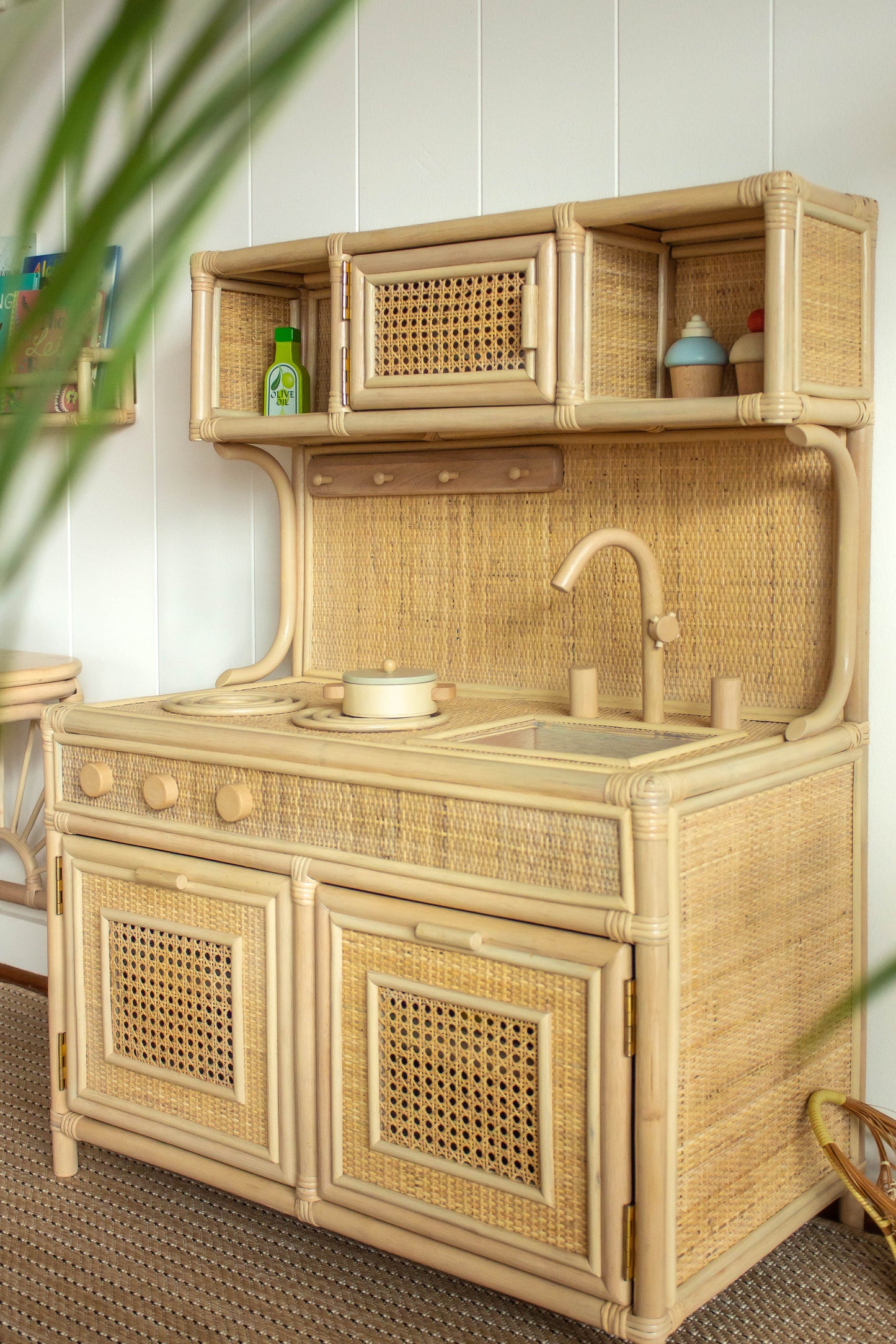 Rattan Play Kitchen