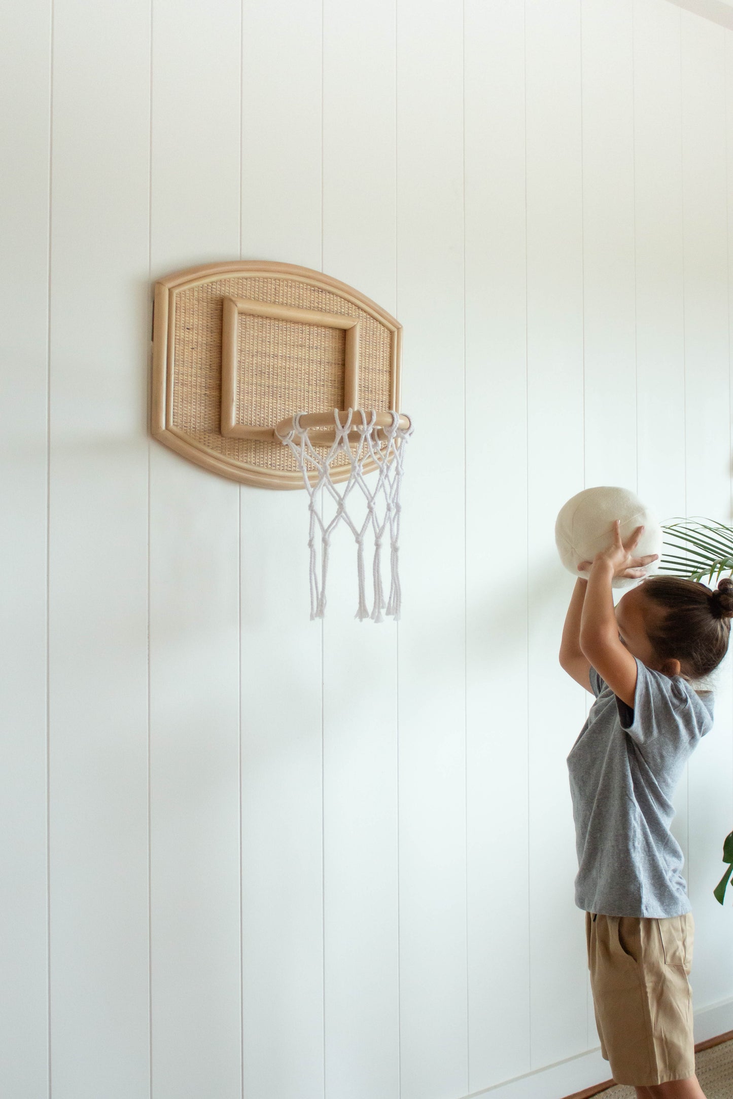 Rattan Basketball Hoop