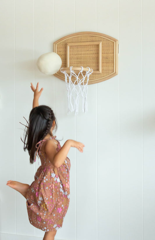 Rattan Basketball Hoop