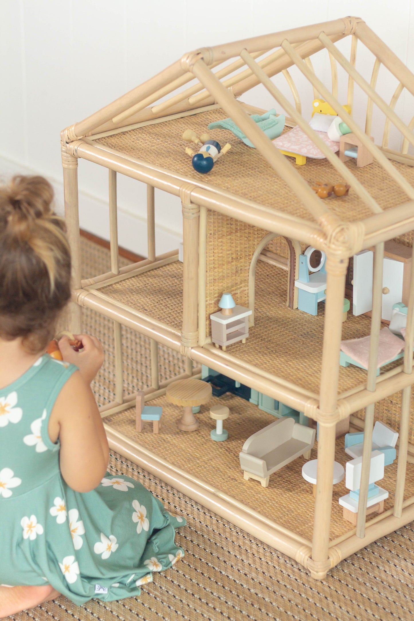 Haven Rattan Dollhouse